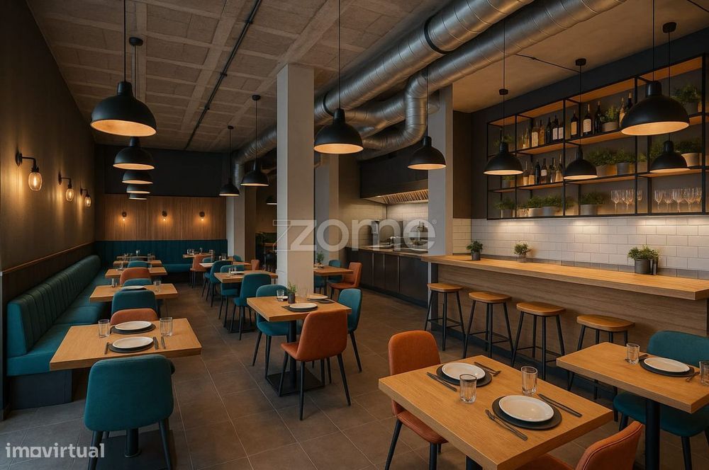 Loja com 166 m2 para arrendamento em Azurém, junto U. Minho, Guimar...