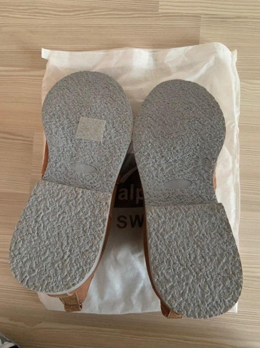 Високі туфлі замша Alpine Swiss Chelsea 42,5 - 43р, 275мм, НОВІ!