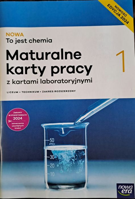 Maturalne karty pracy 1 NOWA To jest chemia zakres rozszerzony