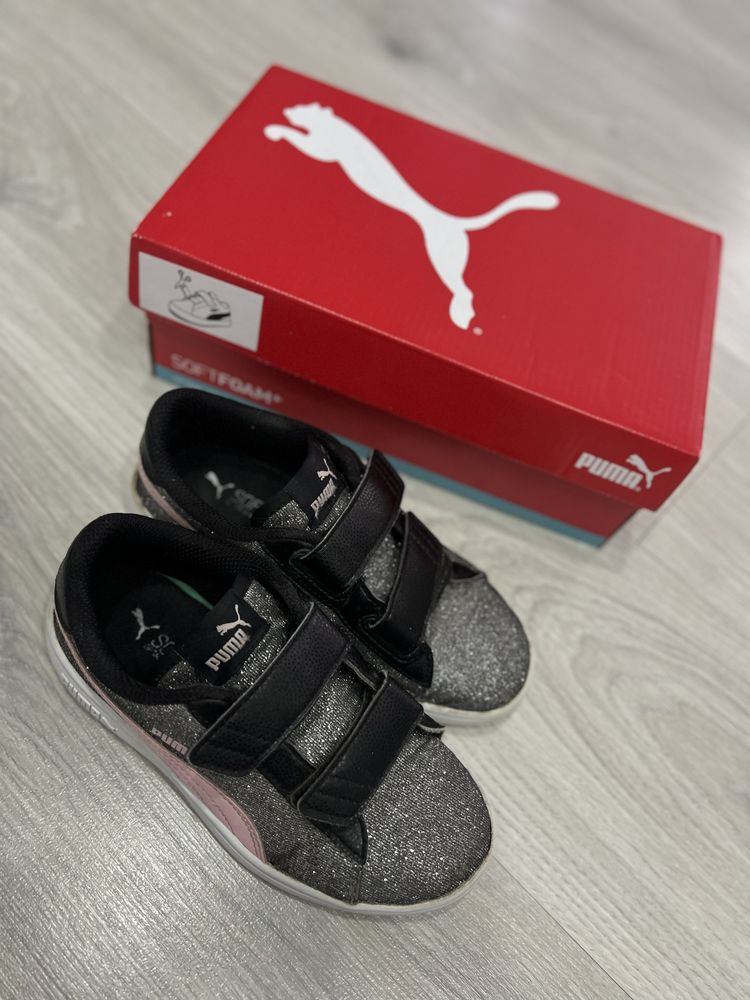 Детские кросовки Puma на липучке 32 размер 19 см