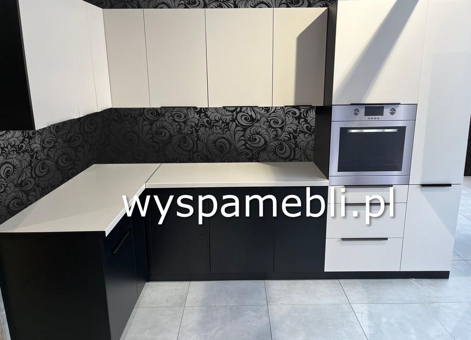 Nowa kuchnia narożna 270x190 lub inny wymiar kaszmir dąb artisan meble