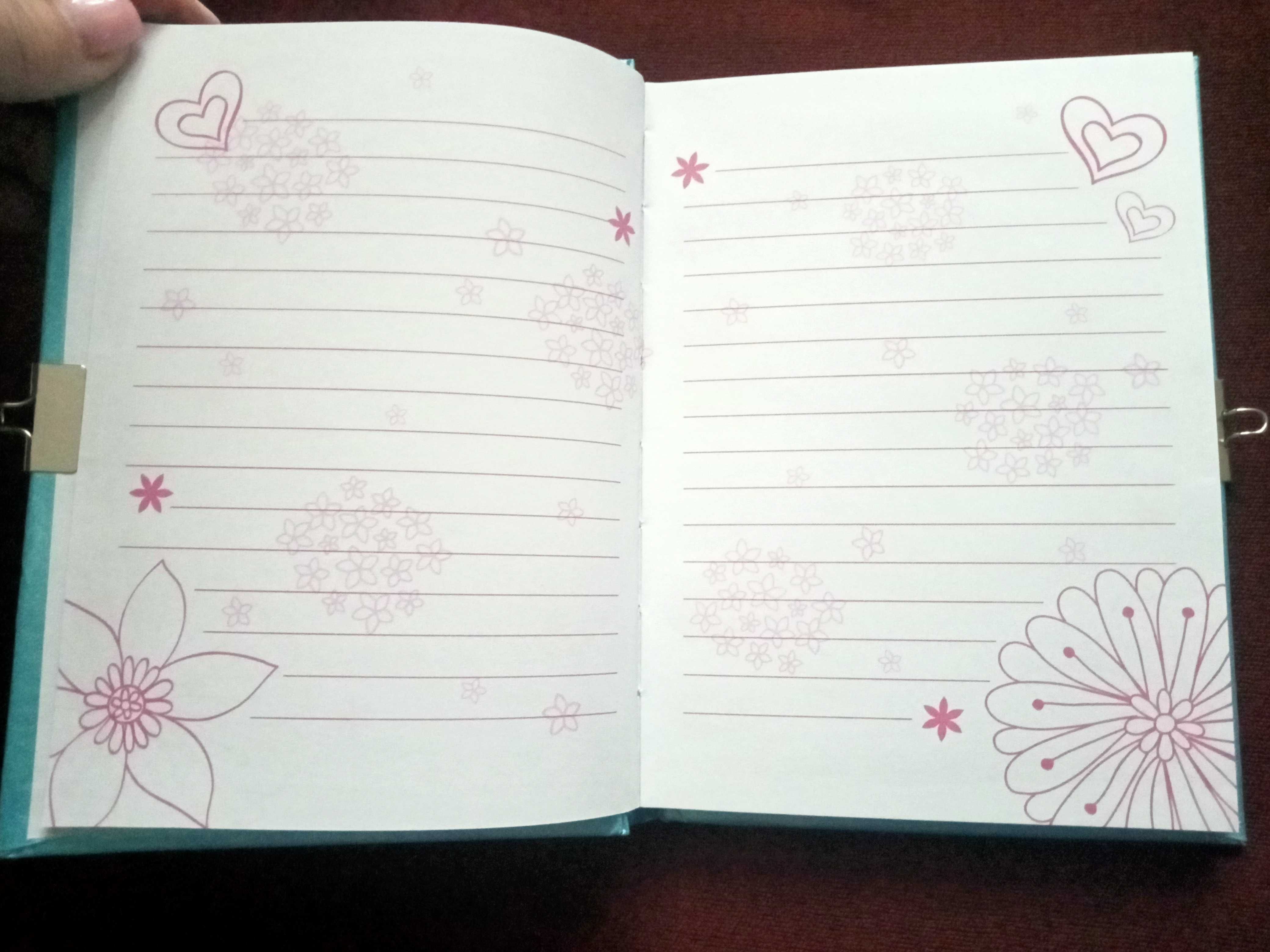 NOWY pamiętnik dla dziewczynki.