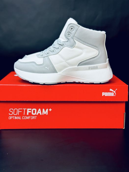 Зимние кроссовки Puma, женские коасовки Пума, кросівки жіночі Пума