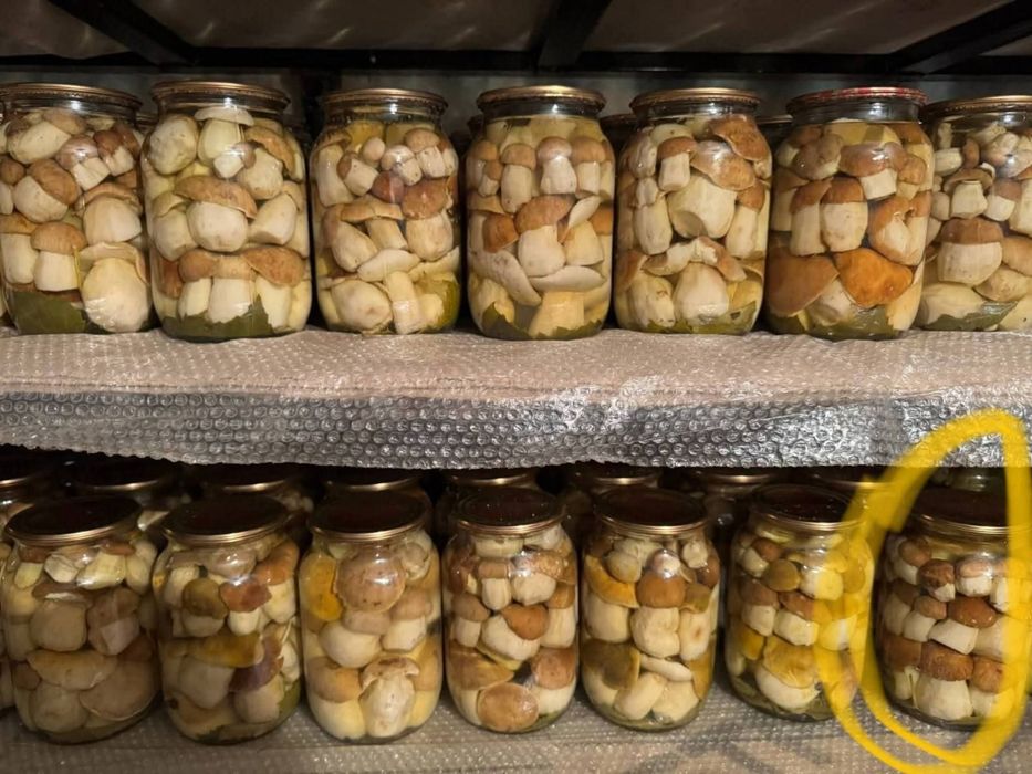 Гриби  білі мариновані