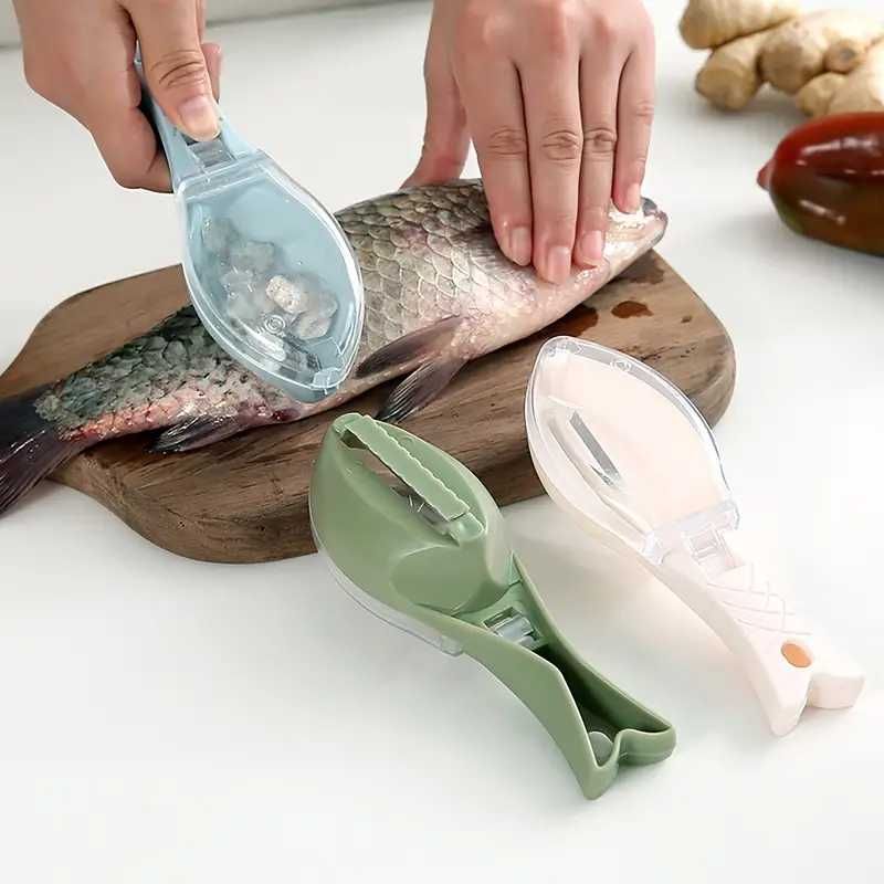 1pc raspador de escamas de peixe, removedor de escamas