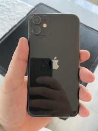 Iphone 11 64 gb czarny uszkodzony tyl