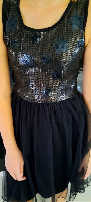 Sukienka tiulowa sylwestrowa roz 152