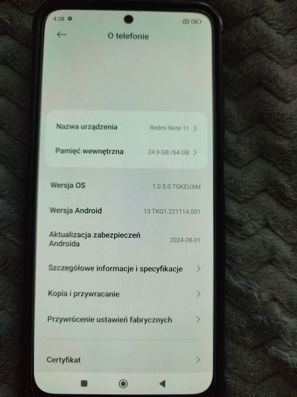 Telefon REDMI NOTE 11