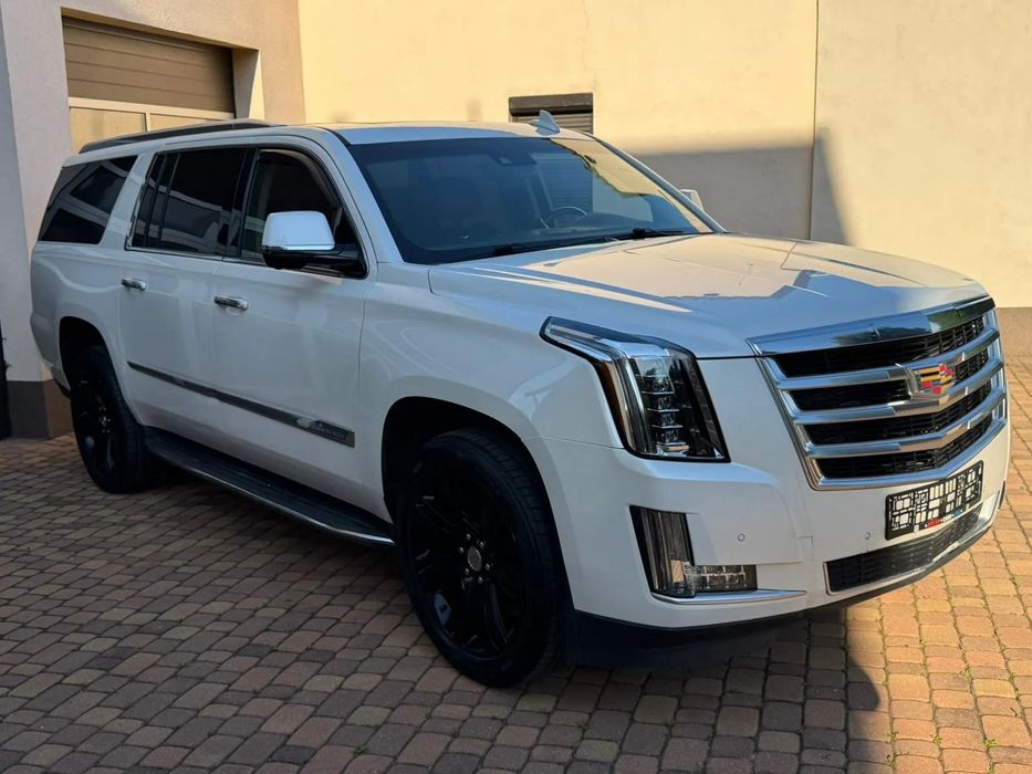 Cadillac Escalade Cadillac Escalde EVS 2016r, 8 osób, Skrzynia 8 ZF, Biała Perła,AWD