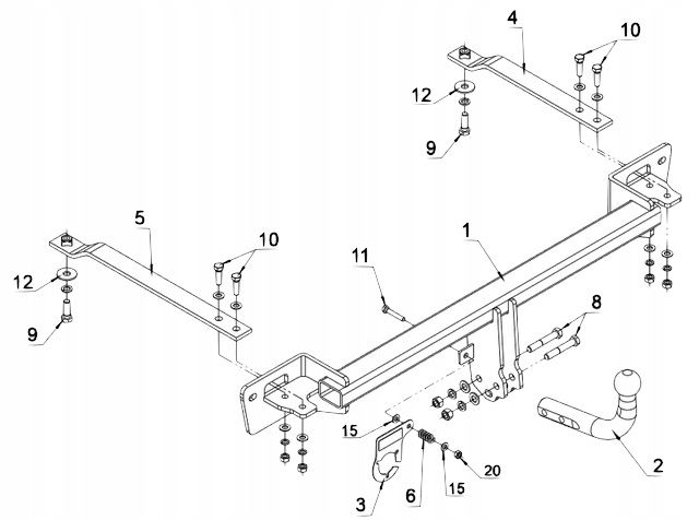 Słupsk Solidny Auto Hak Holowniczy Alfa Romeo Mito od2006 GWARANCJA!!