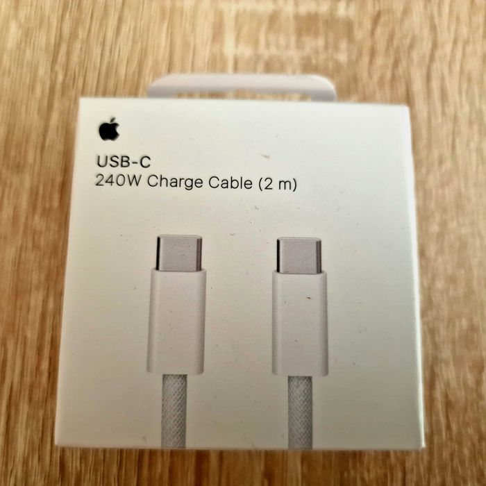Nowy Kabel Apple USB-C na USB-C 240 Watt 2 metry Oplot