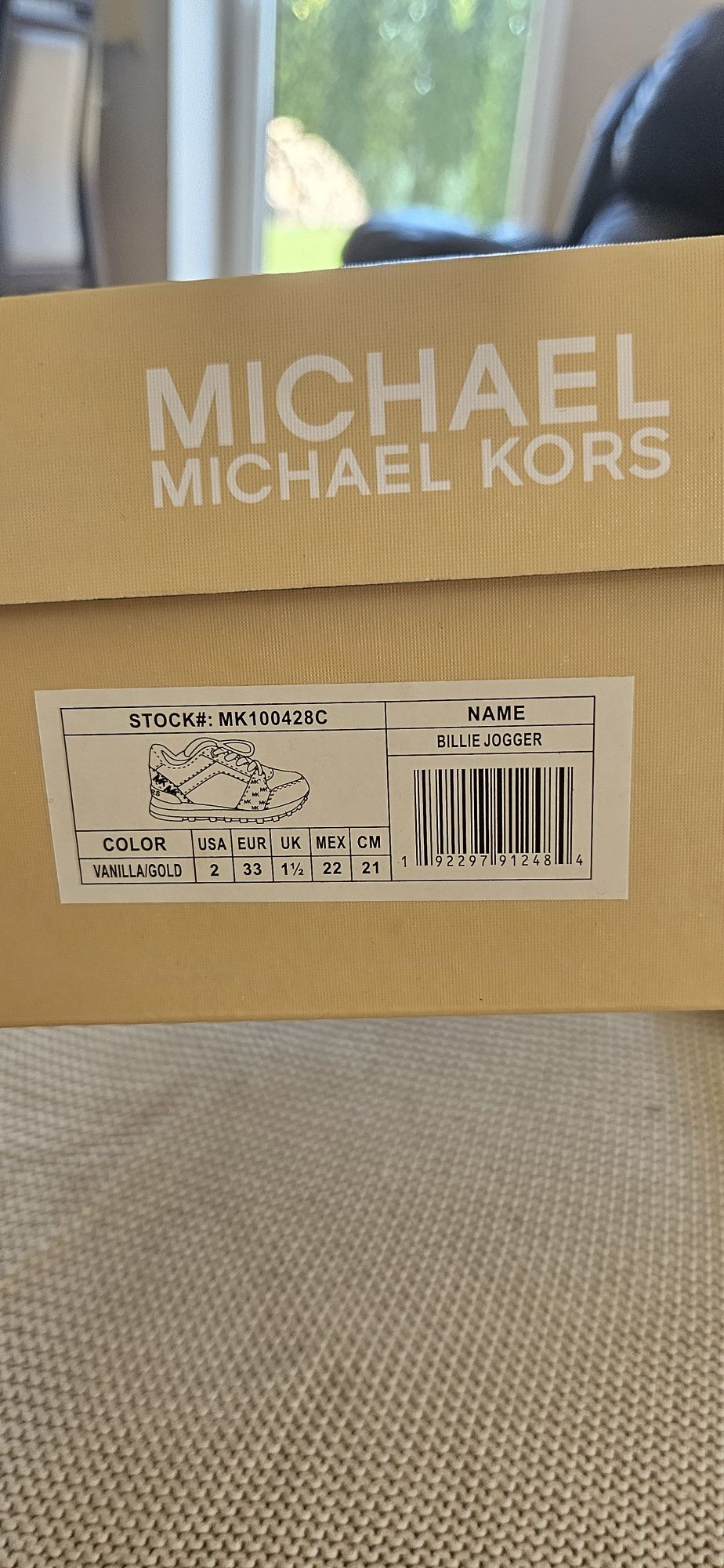 Michael Kors nowe adidasy 33 złote