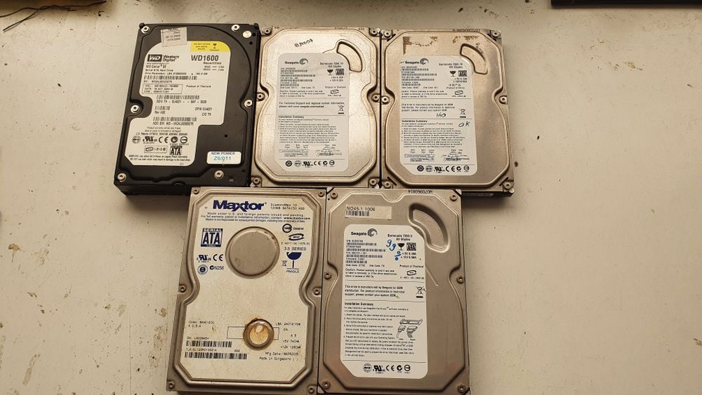 Lote Discos Rígidos HDD SATA 3.5 todos testados