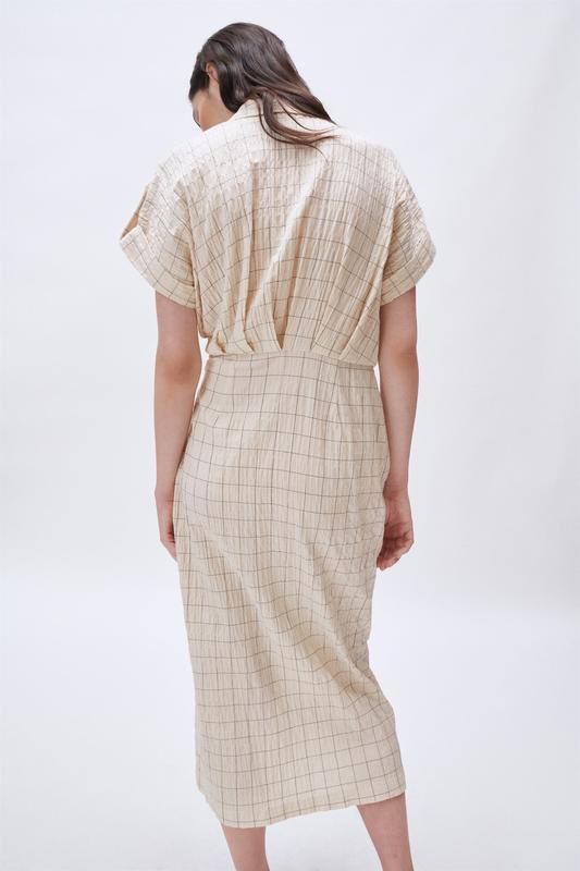 Нова сукня ZARA з бірками / розмір XS-S / сукня міді літня сукня-халат