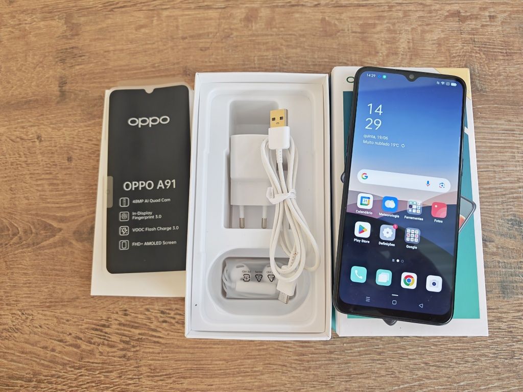 OPPO A91 8GB/128GB Preto Em bom estado Aceito Retomas