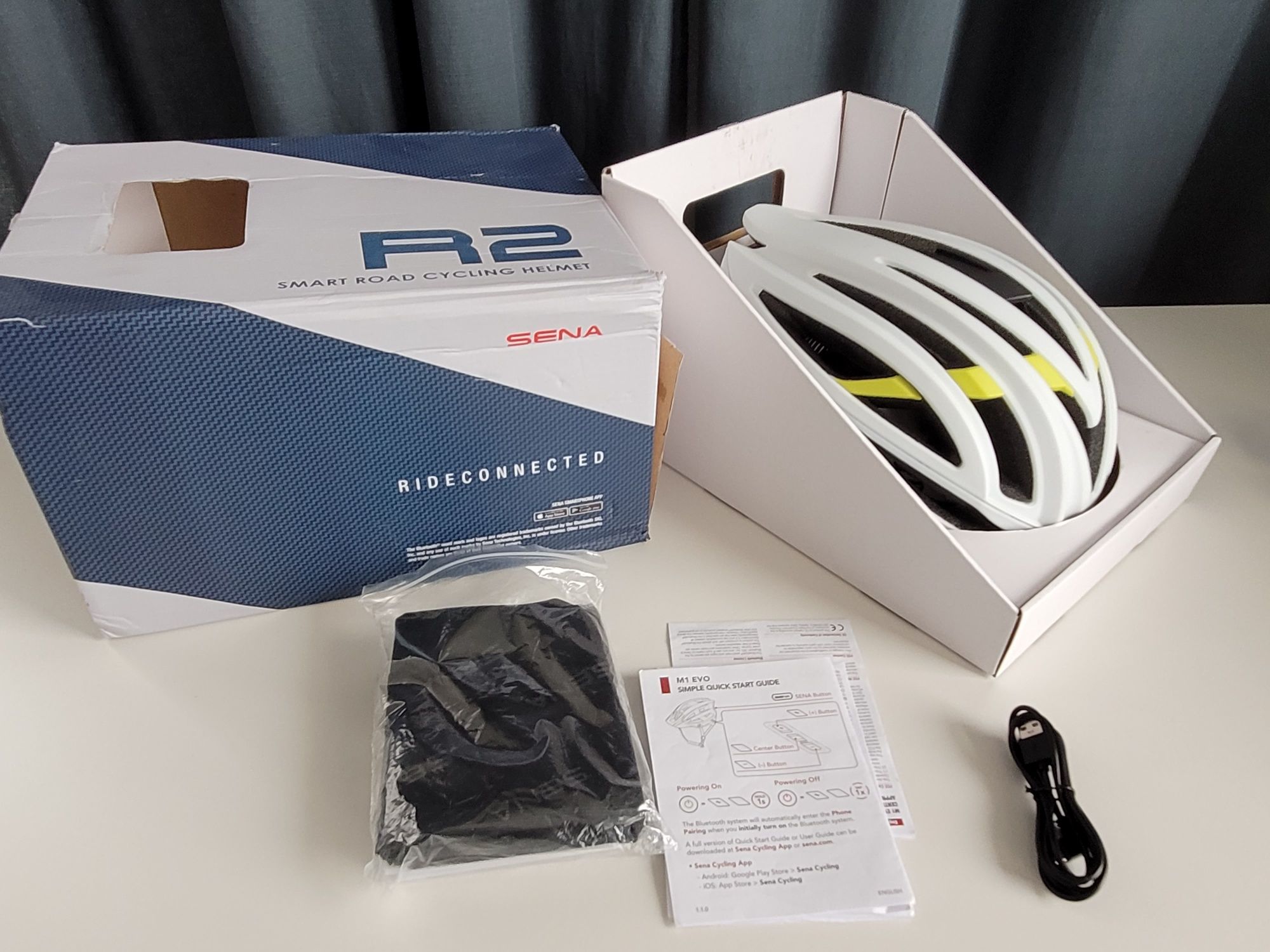 Kask Rowerowy Premium Sena R2 z Interkomem rozmiar M 55-59 Cm