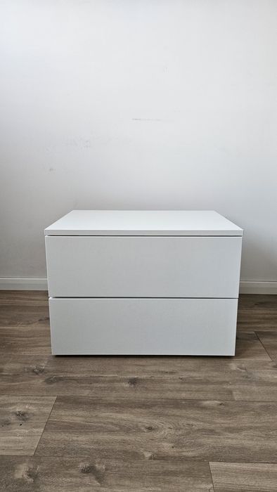 PLATSA - Obudowa, biały, 60x40x40 cm + 2 szuflady