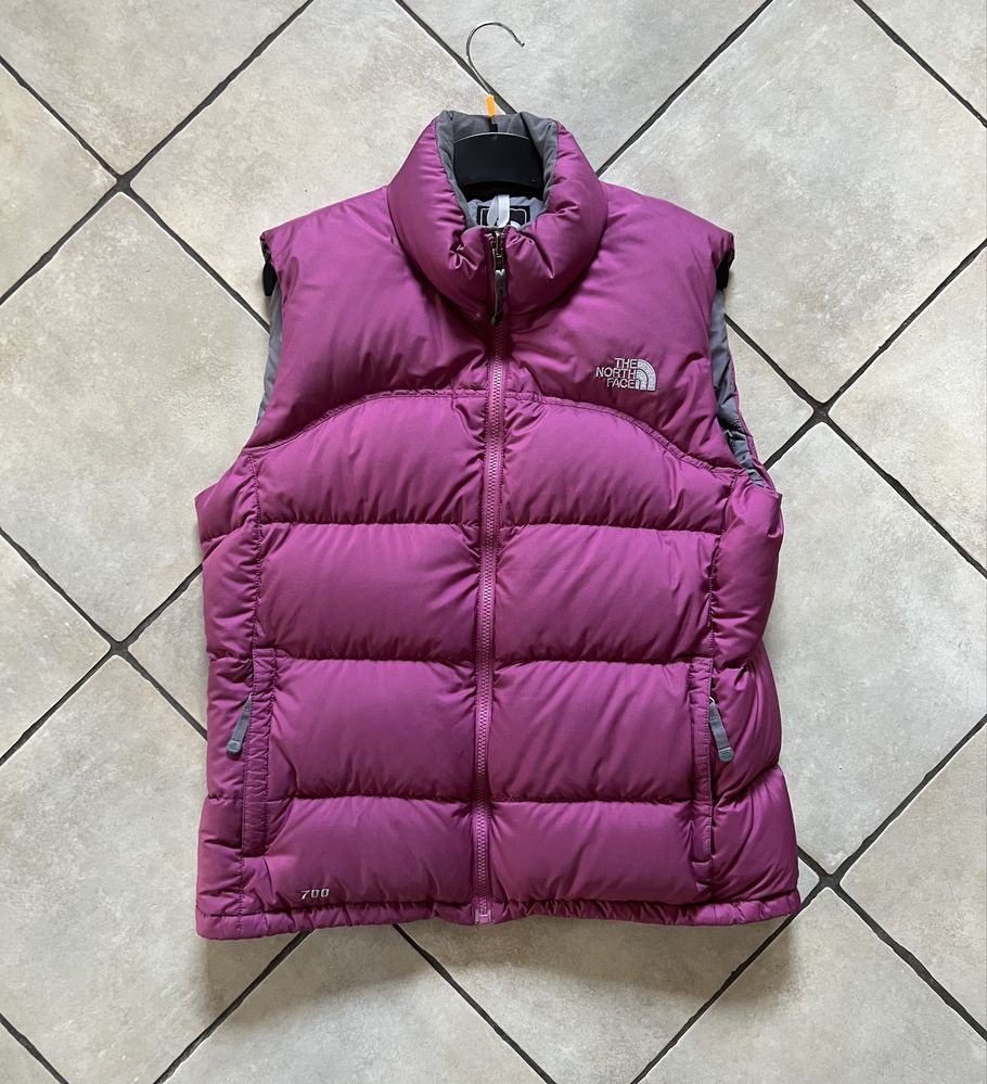 The North Face 700 Nuptse Puffer Jacket Vest Kamizelka Puchowa Vintage