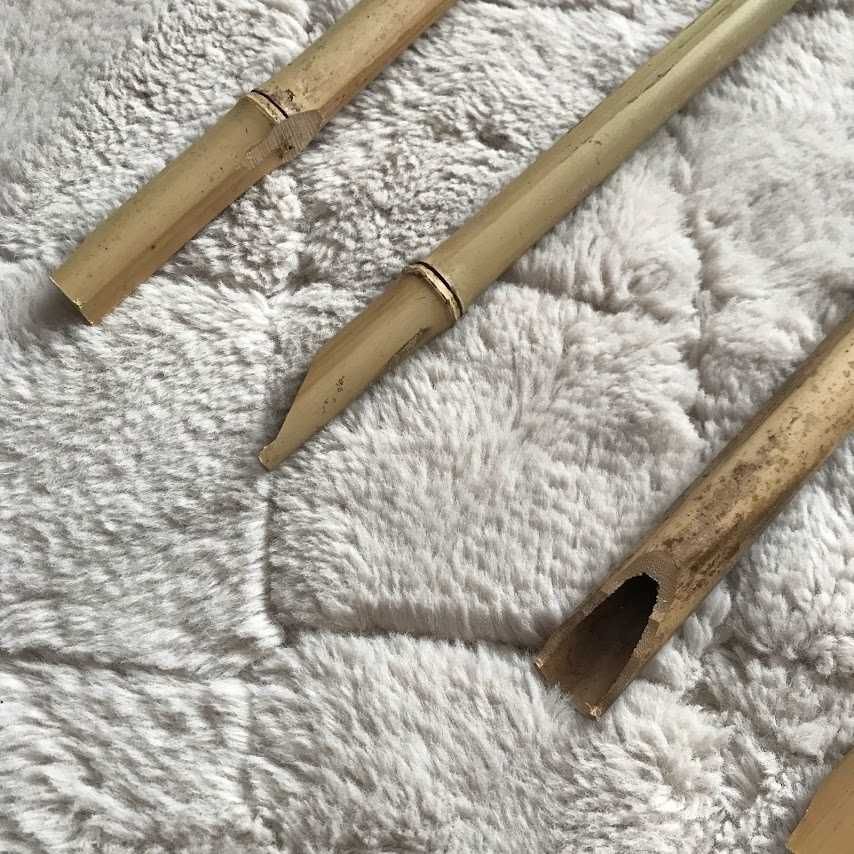 Zestaw pochodni bambusowych 4 sztuki WBIJANE Nowe