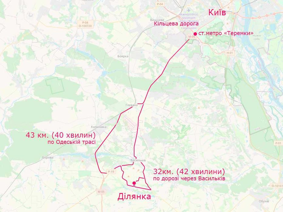 Продаж 14га землі, мальовнича Балка Хорватка, Кулибаба, 32км від Києва