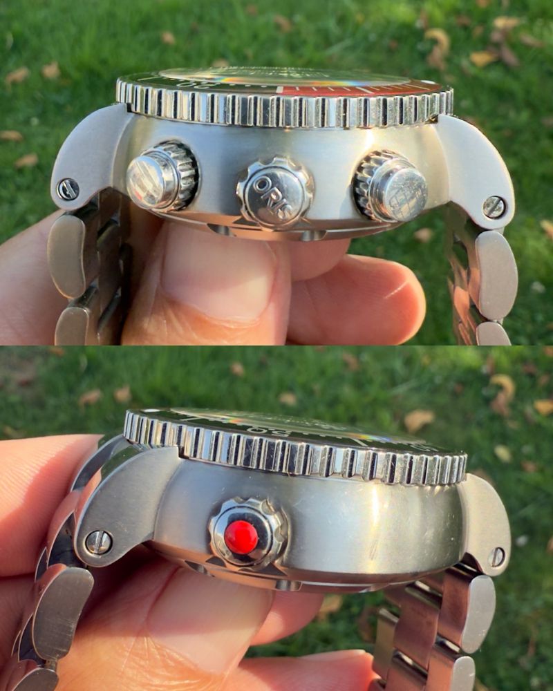 Oris TT1 Titanium Divers Chronograph 1000m