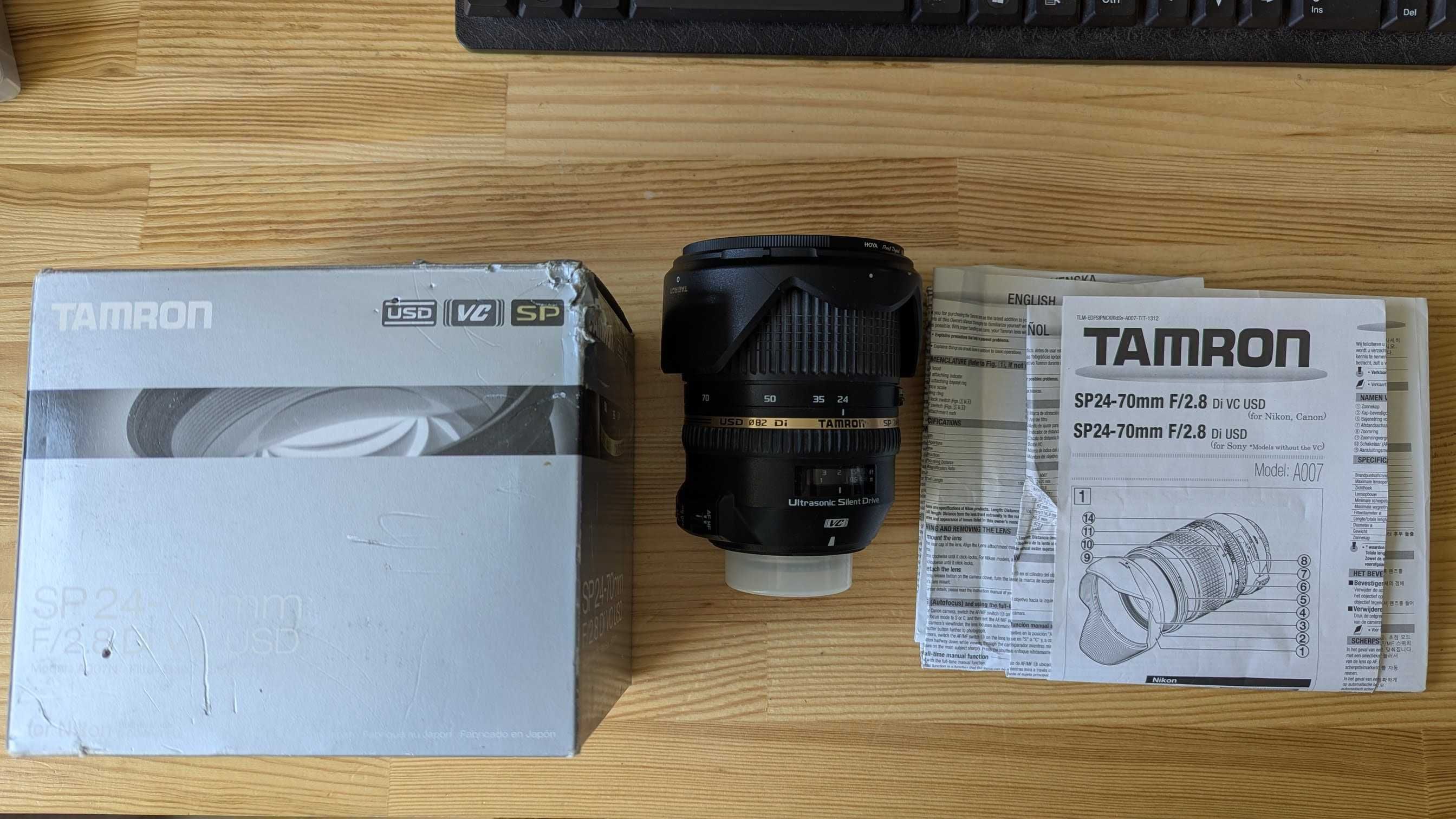 Об'єктив Tamron SP 24-70mm f/2.8 Di VC USD