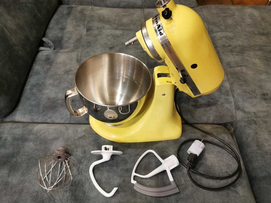 Планетарный миксер Kitchen Aid Royal yellow  4.8л