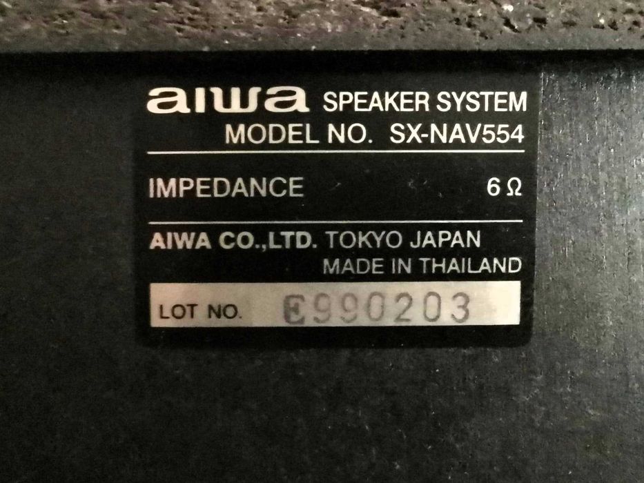 Colunas Aiwa SX-NAV554