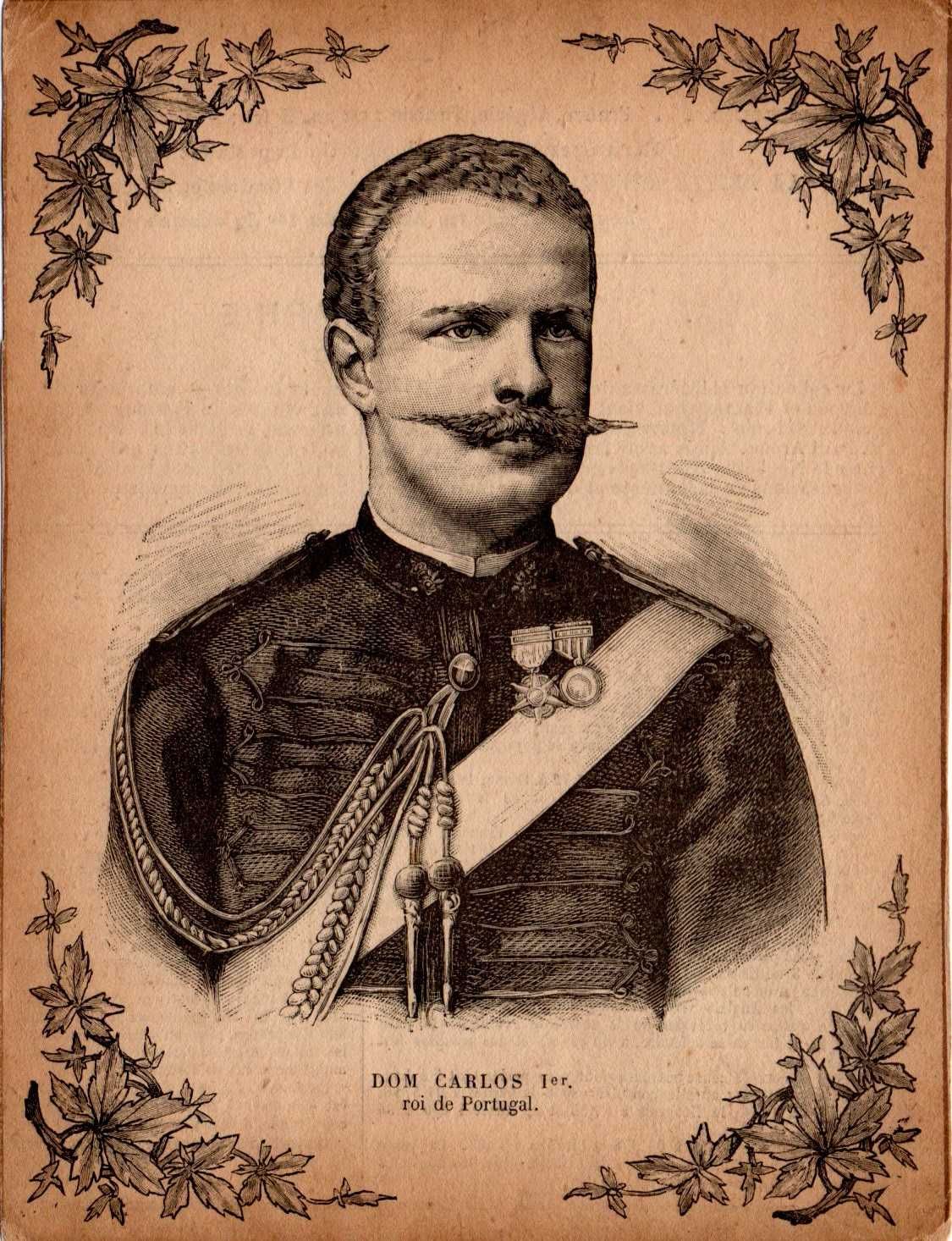 Erro - Gravura de Rei D. Carlos/ Infante D. Afonso