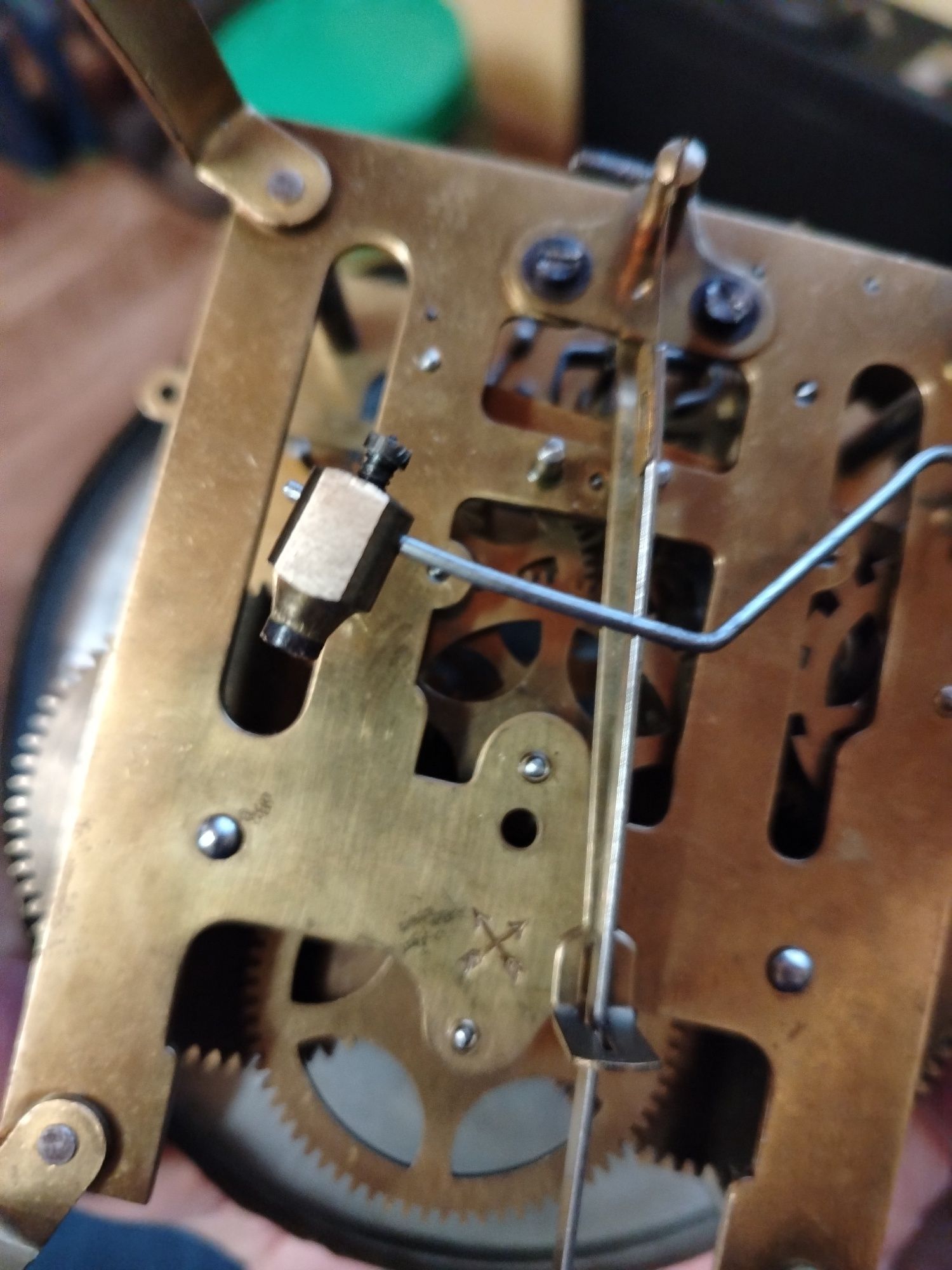 Mechanizm sygnowany HAU na tarczę 14,5cm