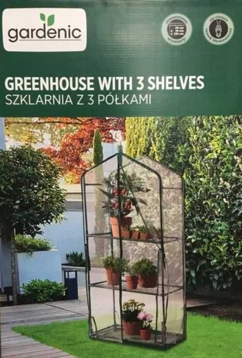 Na Lewara Szklarnia z 3 półkami Gardenic