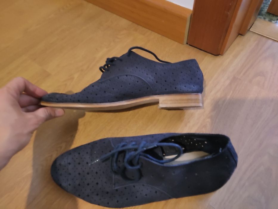 Sapatos camurça, Tam. 36