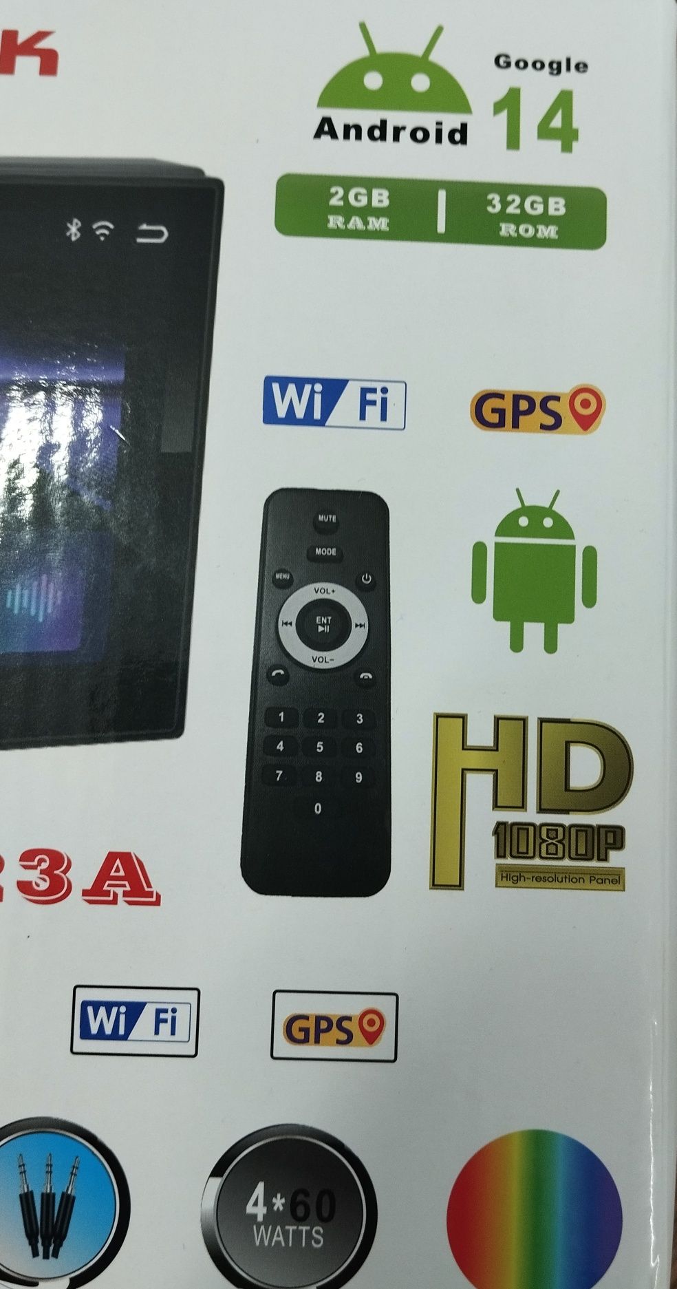 Автомагнитола 2Din Android 14- 2/32. WiFi, навигатор, блютуз