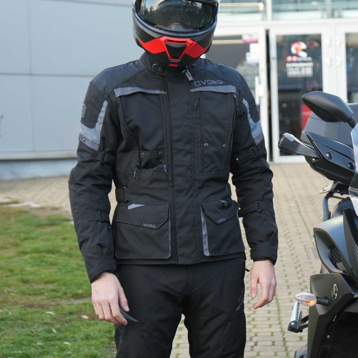 Kurtka motocyklowa VORG Cumulus - Nowa - Protektory łokci i ramion