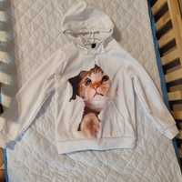 Bluza kot r. 128 dziewczęca