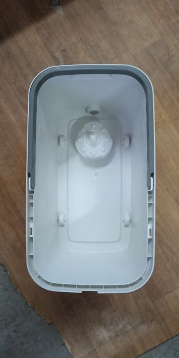 Швабра з відром центрифуга нержавіючої сталі, 2 насадки мікрофібра