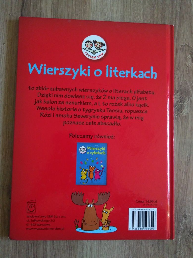 Książka Wierszyki o literkach