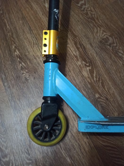 Трюковий самокат Explore WAVE блакитний