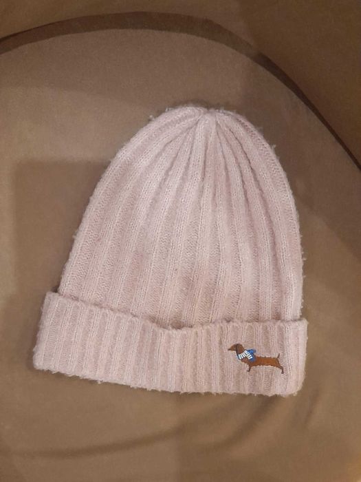czapka zima winter hat gosia baczyńska różowa puppy szczeniak nowa