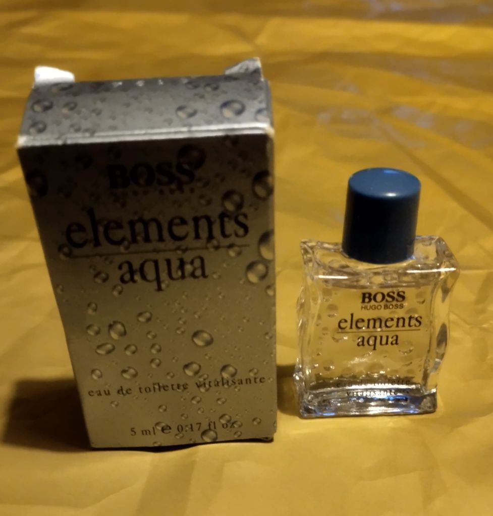 Perfume miniatura original Boss Elements Aqua