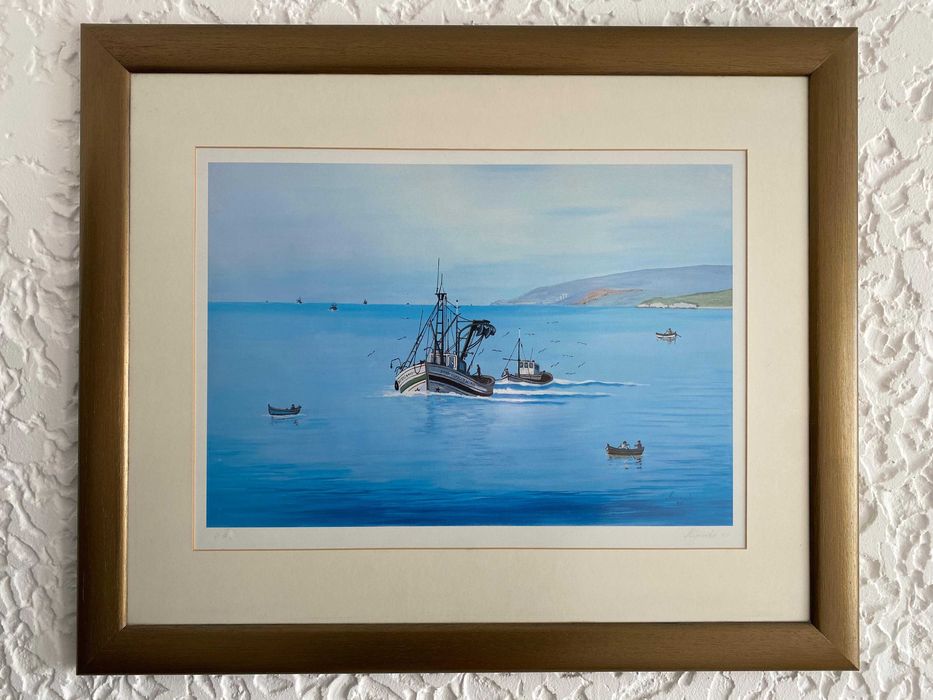 Quadro decorativo, Rio Sado – Armando Carvalho