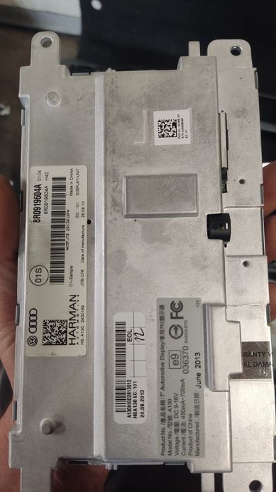 Navi radio zestaw mmi 3g audi a4 b8