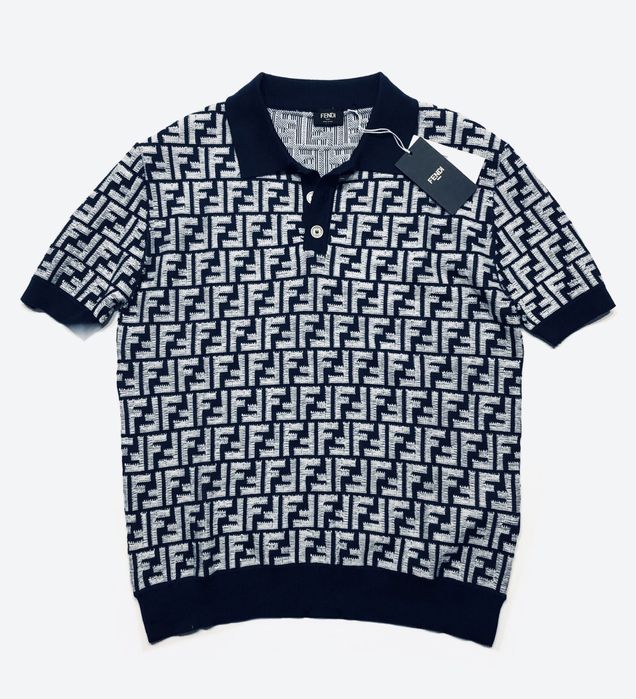 Polo sweterkowe Fendi made in Italy