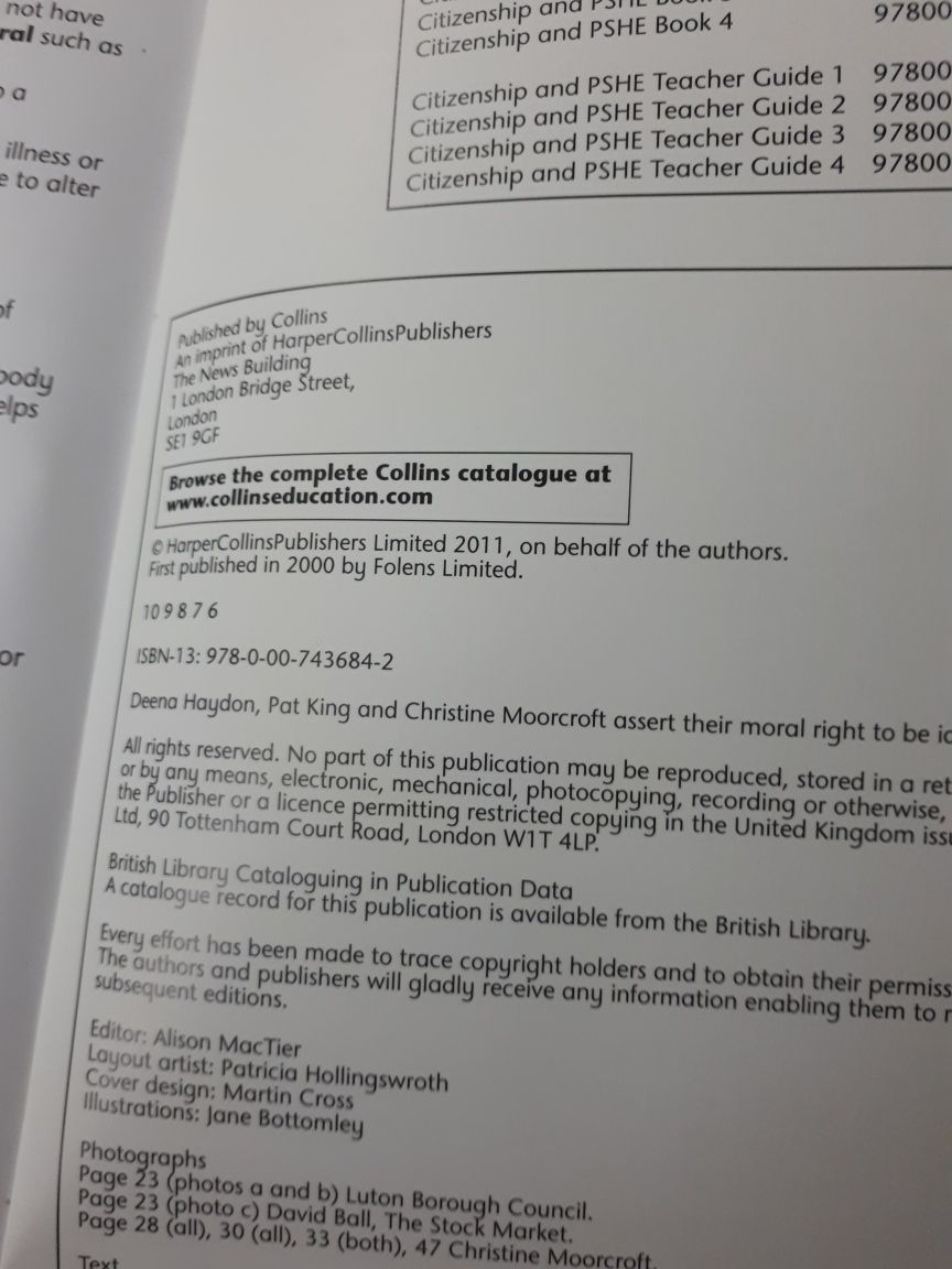 Citizenship and pshe book 3