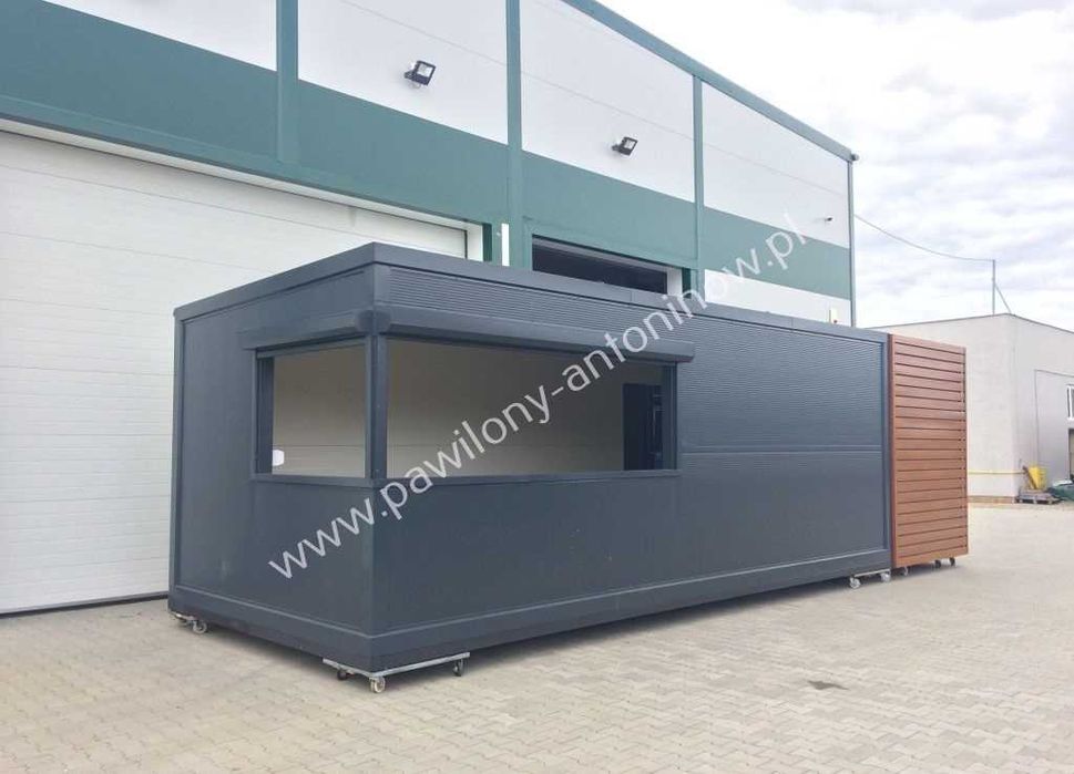 NOWY Pawilon Handlowy Kontener Gastronomiczny Sklep Kiosk - PRODUCENT