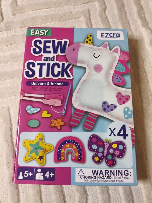 Zestaw do szycia dla dzieci nowy Mikołaj