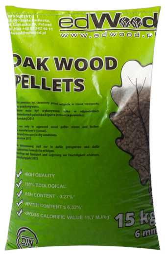 Ekogroszek/Pelet Pellet sosnowy/Dąb/ 6mm A1, EN+A1