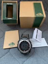 Годинник титановий Casio Pro Trek PRG-80T