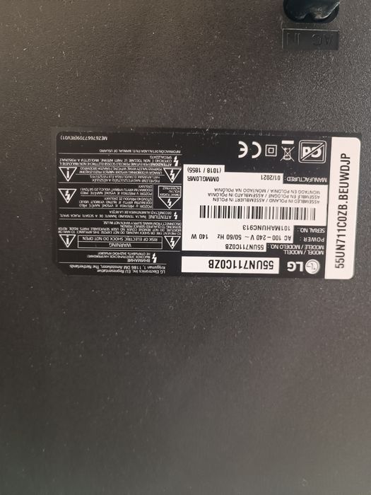 Tv LG para peças smartv