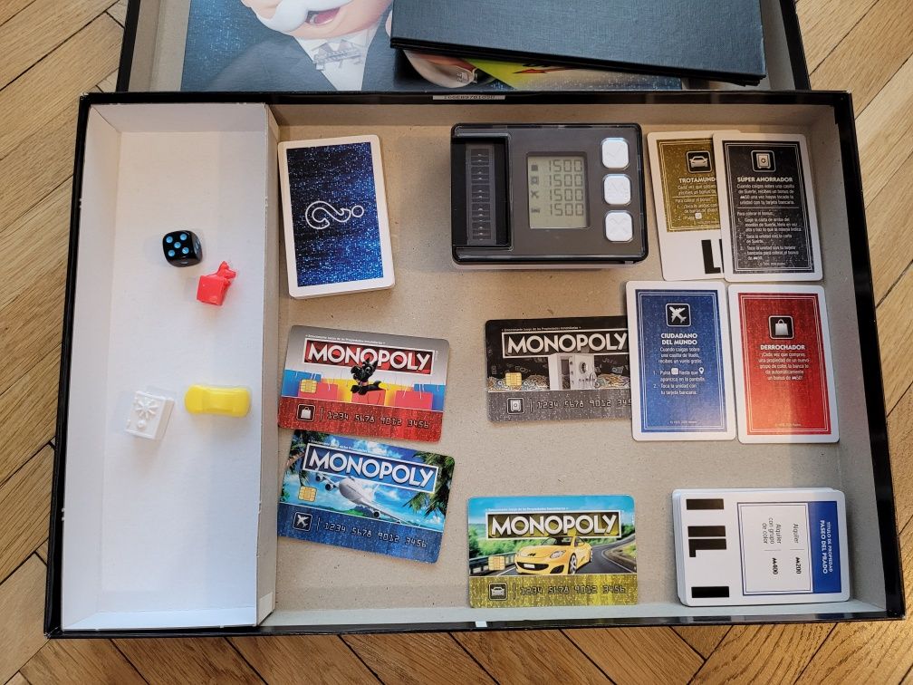 Monopoly Super Electronic Banking, gra planszowa, powystawowa